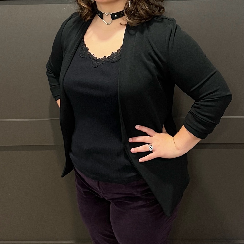 🖤 Maurices Women’s Black Blazer | Chic Tailored Fit | Work-Ready Classic 🖤